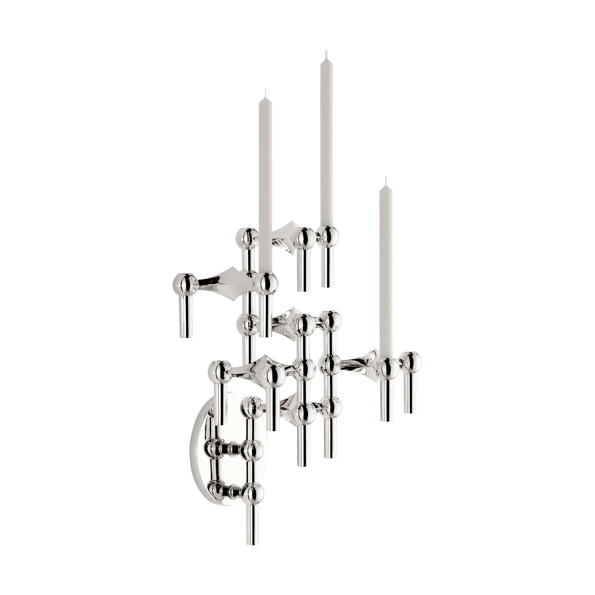 STOFF Nagel ljusstake vägg, Chrome STOFF