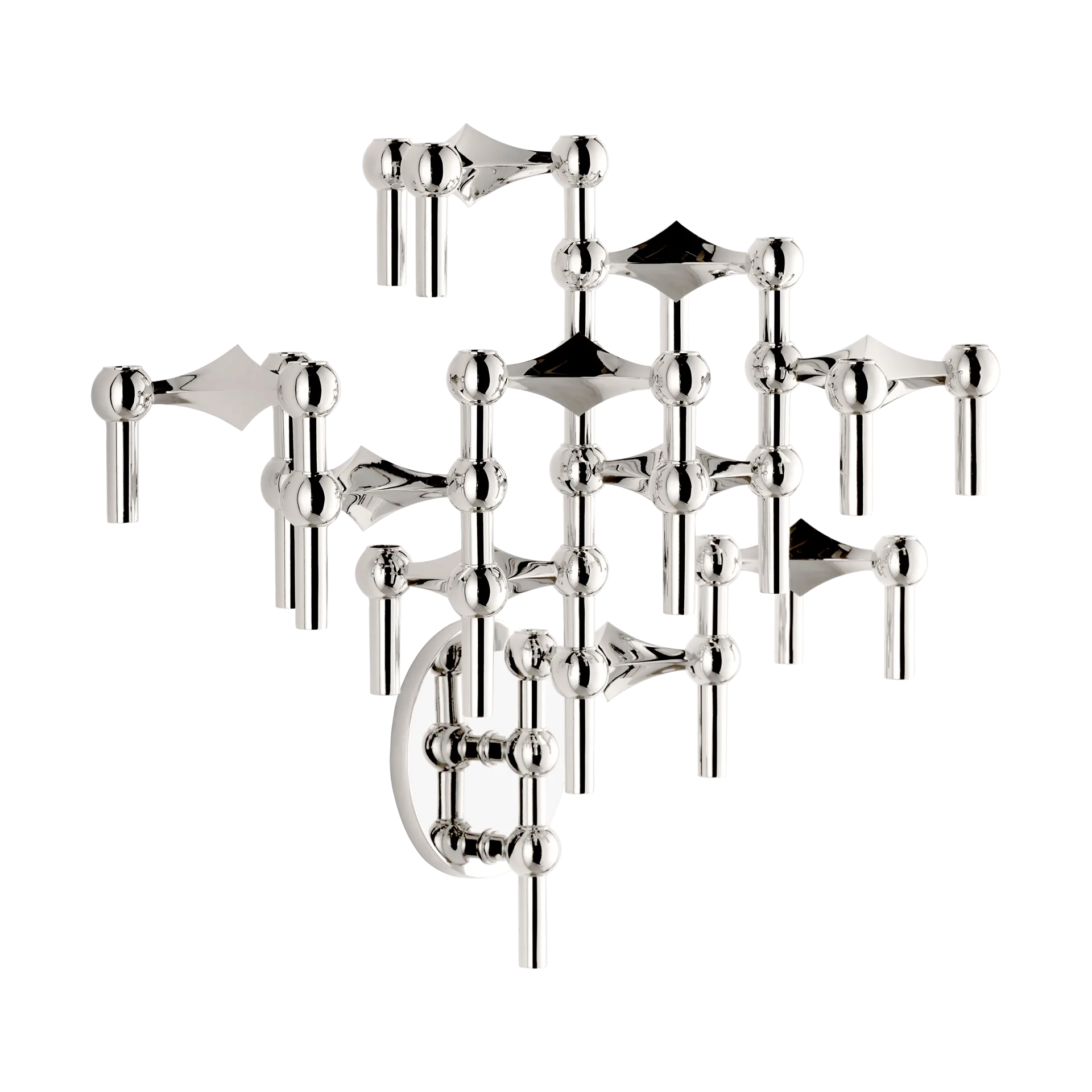 STOFF Nagel ljusstake vägg, Chrome STOFF
