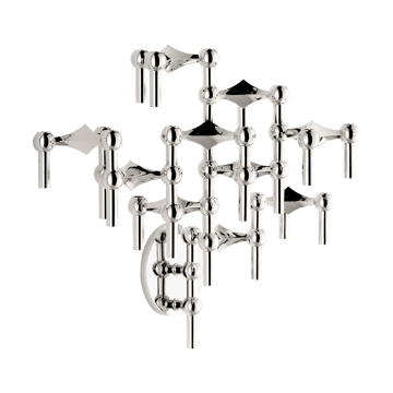 STOFF Nagel ljusstake vägg - Chrome - STOFF