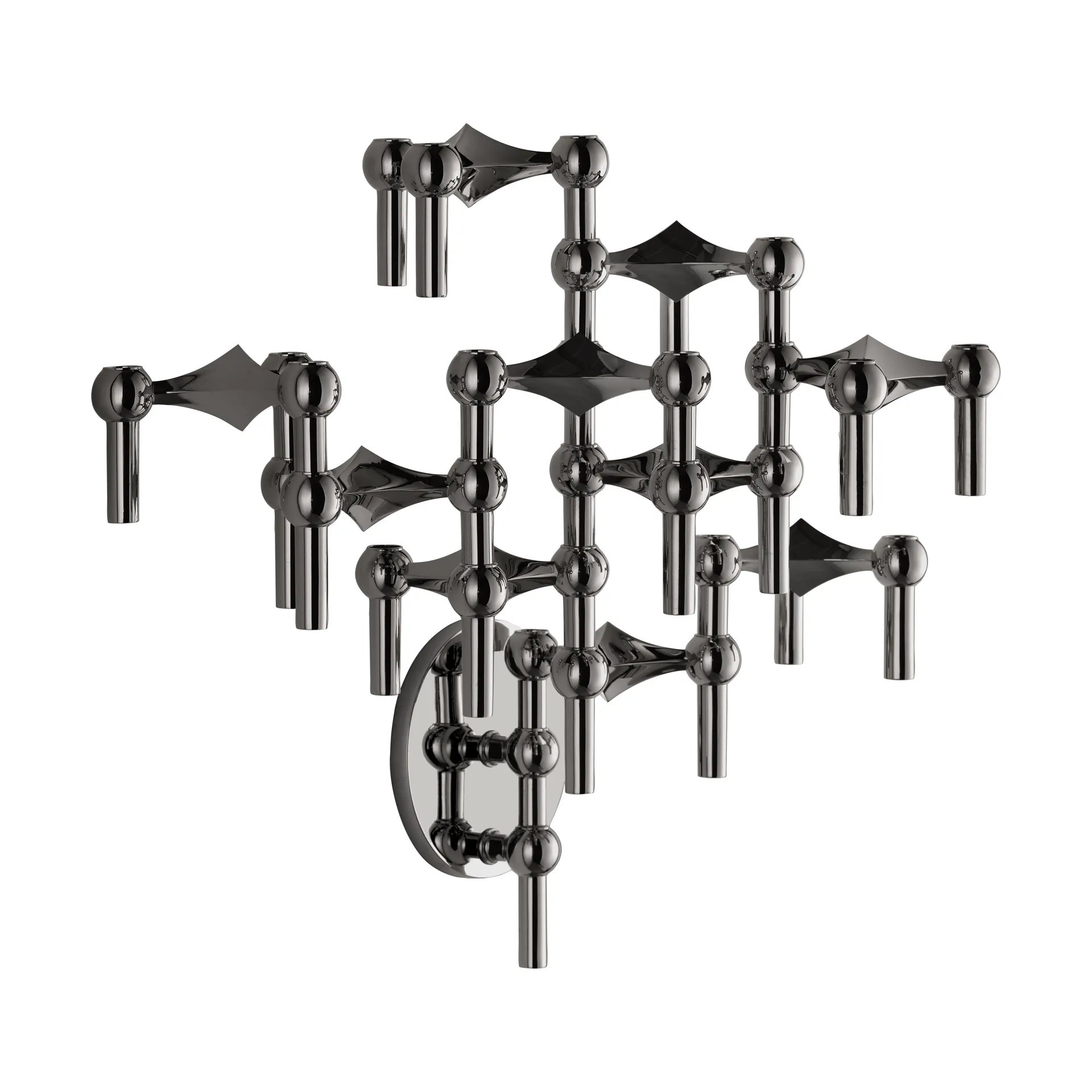 STOFF Nagel ljusstake vägg, Svart krom STOFF