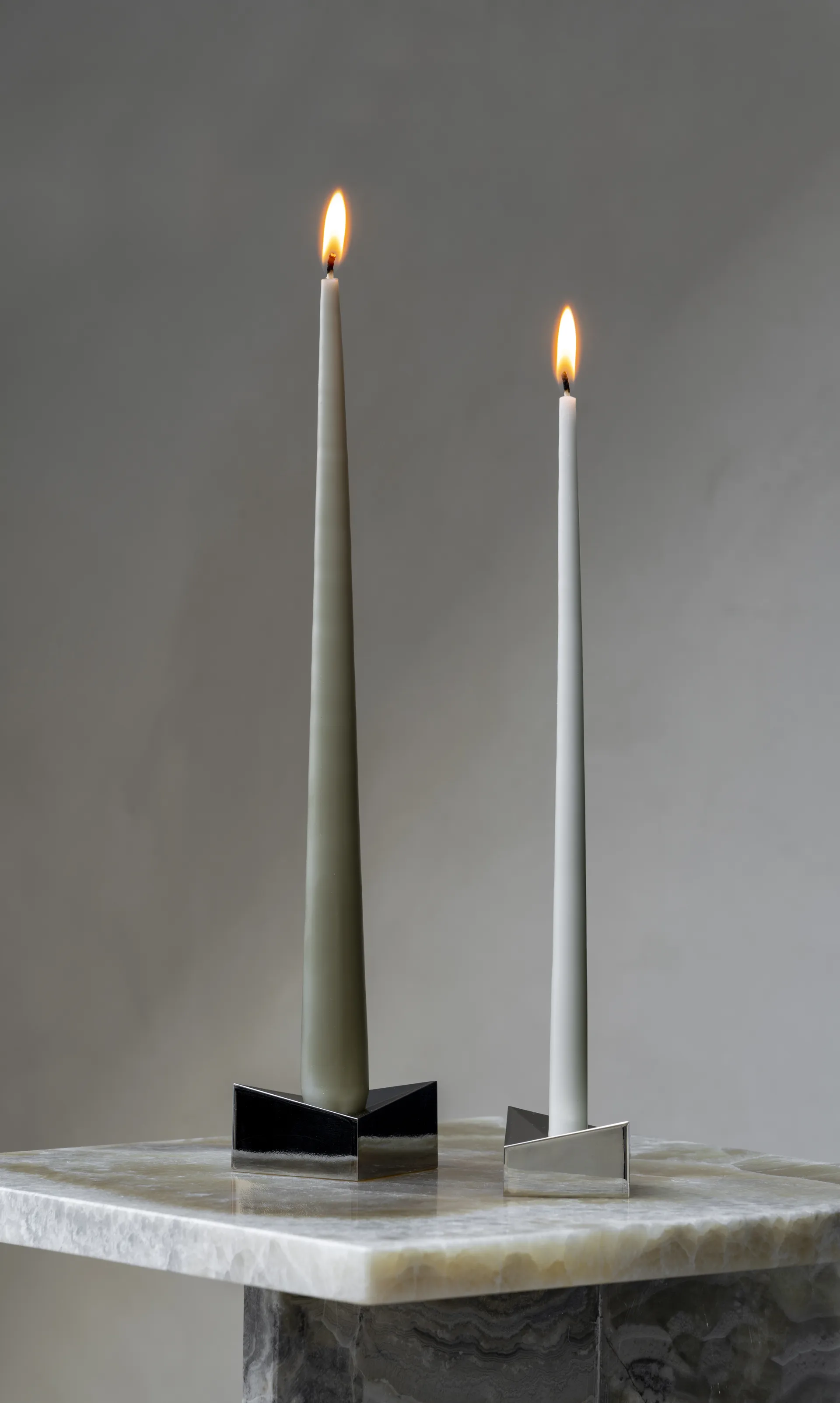 STOFF Nagel reflect ljusstake large 3,2 cm, Svart krom STOFF