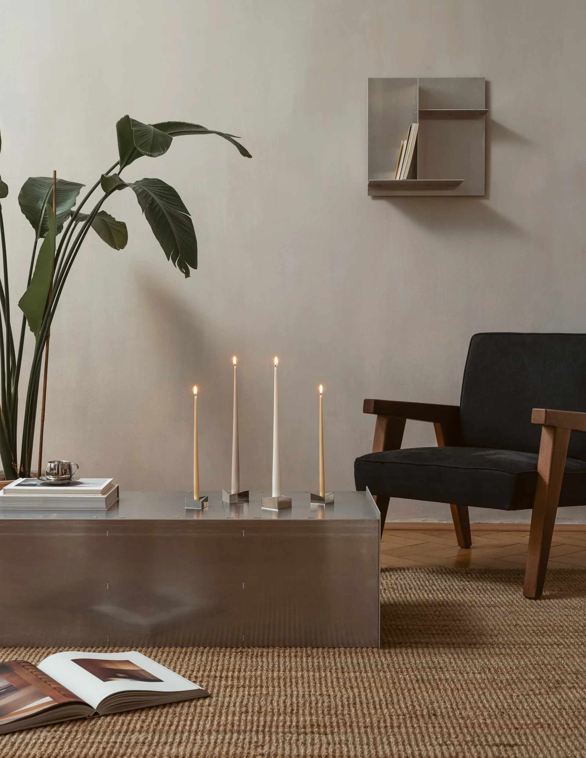 STOFF Nagel reflect ljusstake small 2,7 cm, Krom STOFF