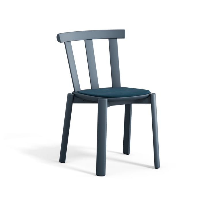 Alt stol klädd sits björk - Vidar 4, 733 blue-åska 66 - Stolab