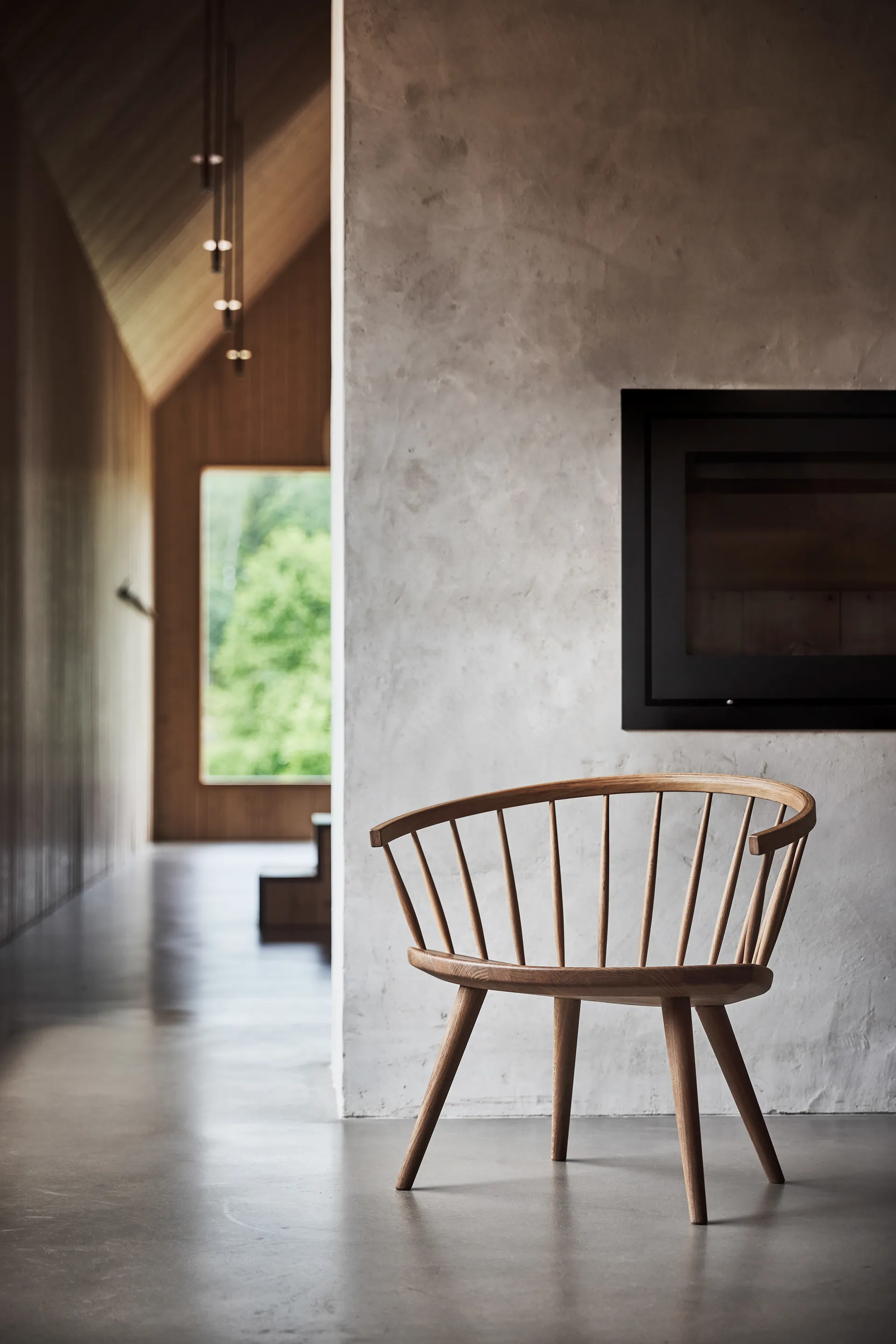 Arka loungestol ek, Naturell olja Stolab