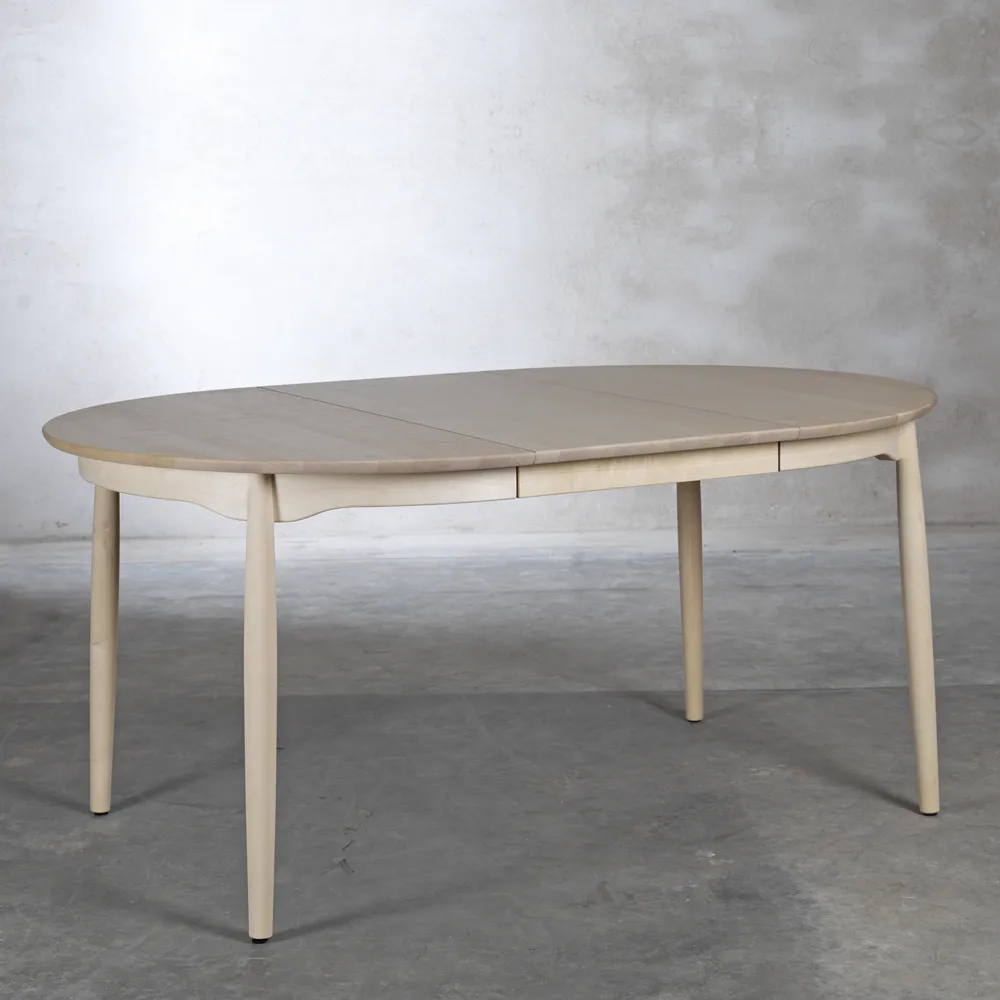 Carl matbord björk, Vitolja, 3 ilägg inkl. stödben Stolab