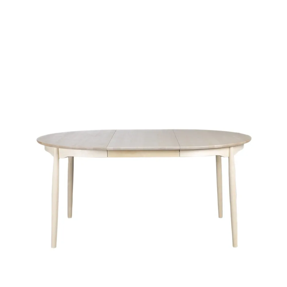 Carl matbord björk, Vitolja, 3 ilägg inkl. stödben Stolab