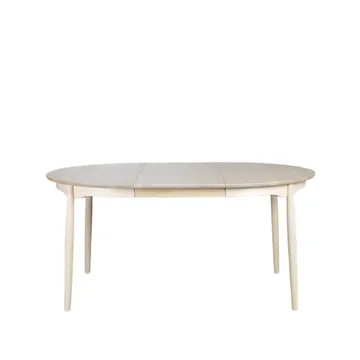 Carl matbord björk - Vitolja, 3 ilägg inkl. stödben - Stolab