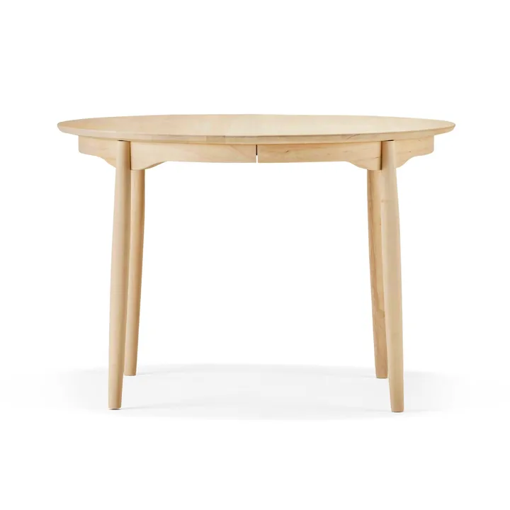 Carl matbord delbart Ø115 cm - Björk naturell olja - Stolab
