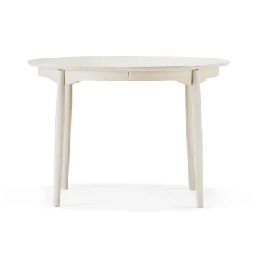 Carl matbord delbart - Björk vitolja, Ø115 cm - Stolab
