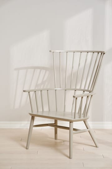 Henriette fåtölj dyna&nackkudde Svenssons beige-Espresso - undefined - Stolab