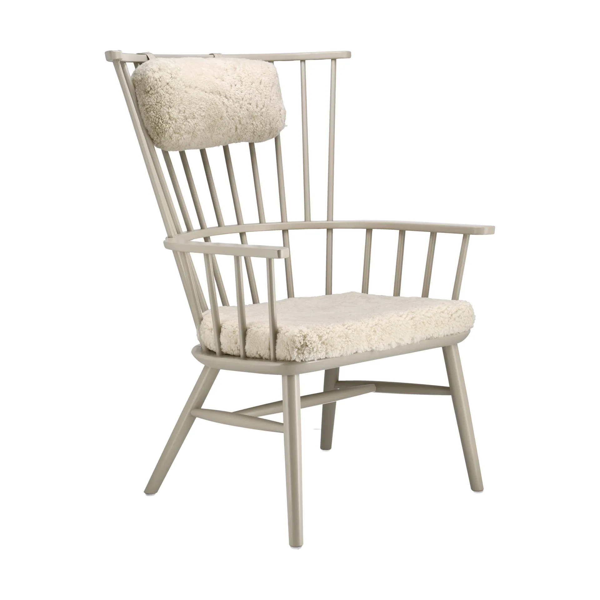 Henriette fåtölj dyna&nackkudde Svenssons beige-Moonlight Stolab