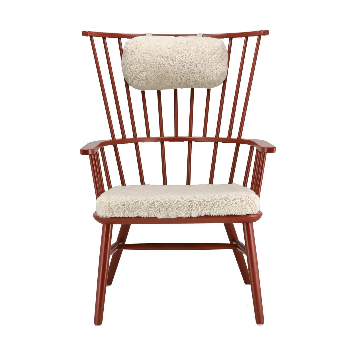 Stolab Henriette fåtölj dyna&nackkudde Svenssons faluröd-Moonlight