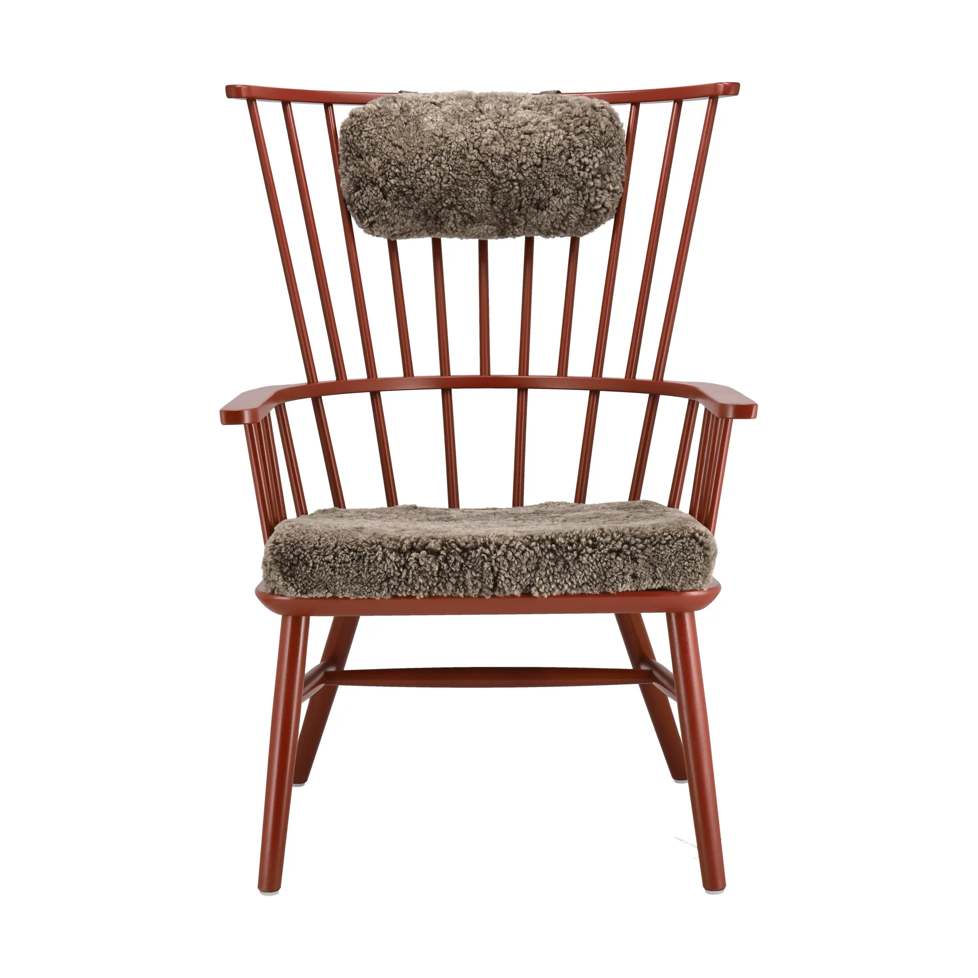 Henriette fåtölj dyna&nackkudde Svenssons faluröd-Sahara Stolab