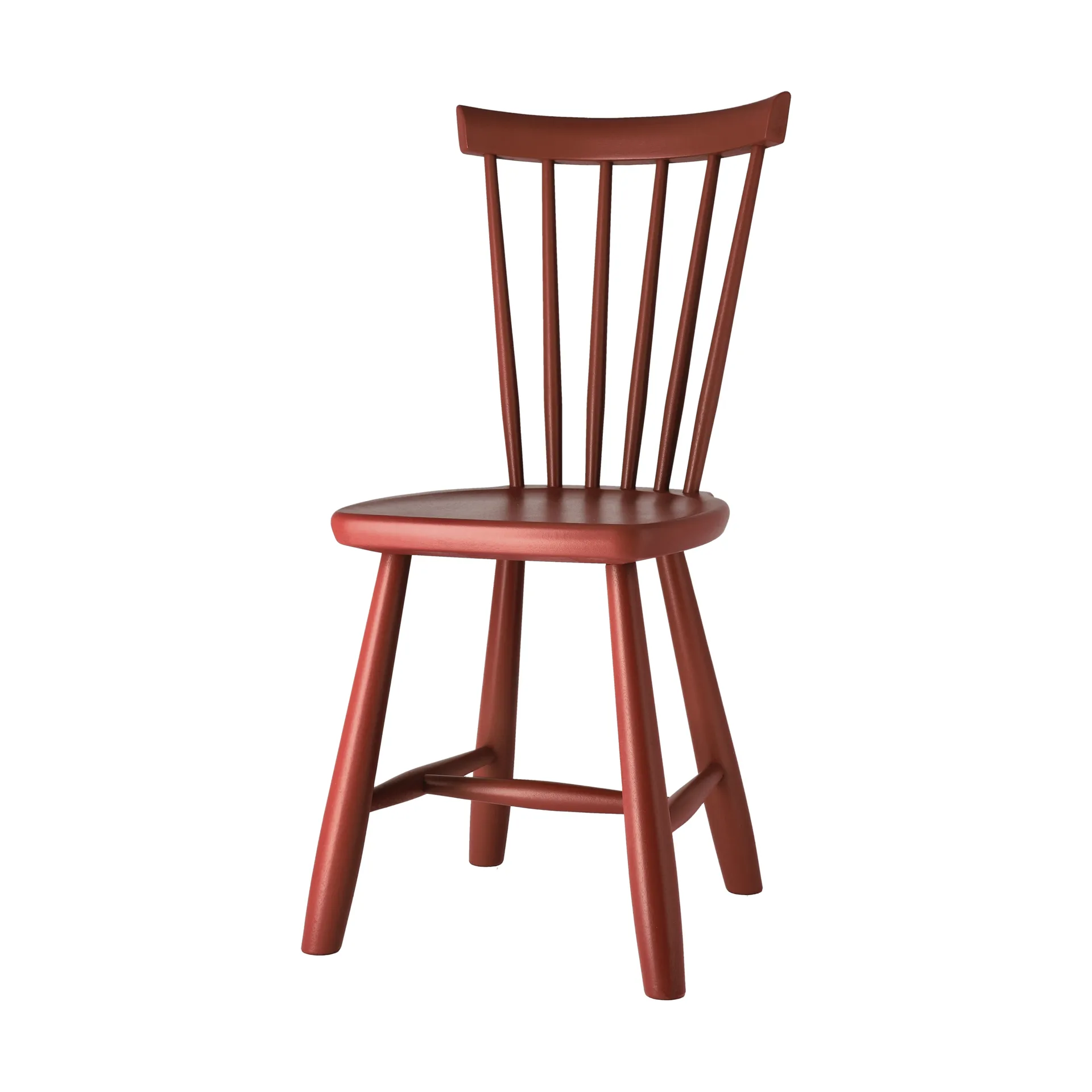 Lilla Åland barnstol björk 33 cm, Svenssons faluröd Stolab