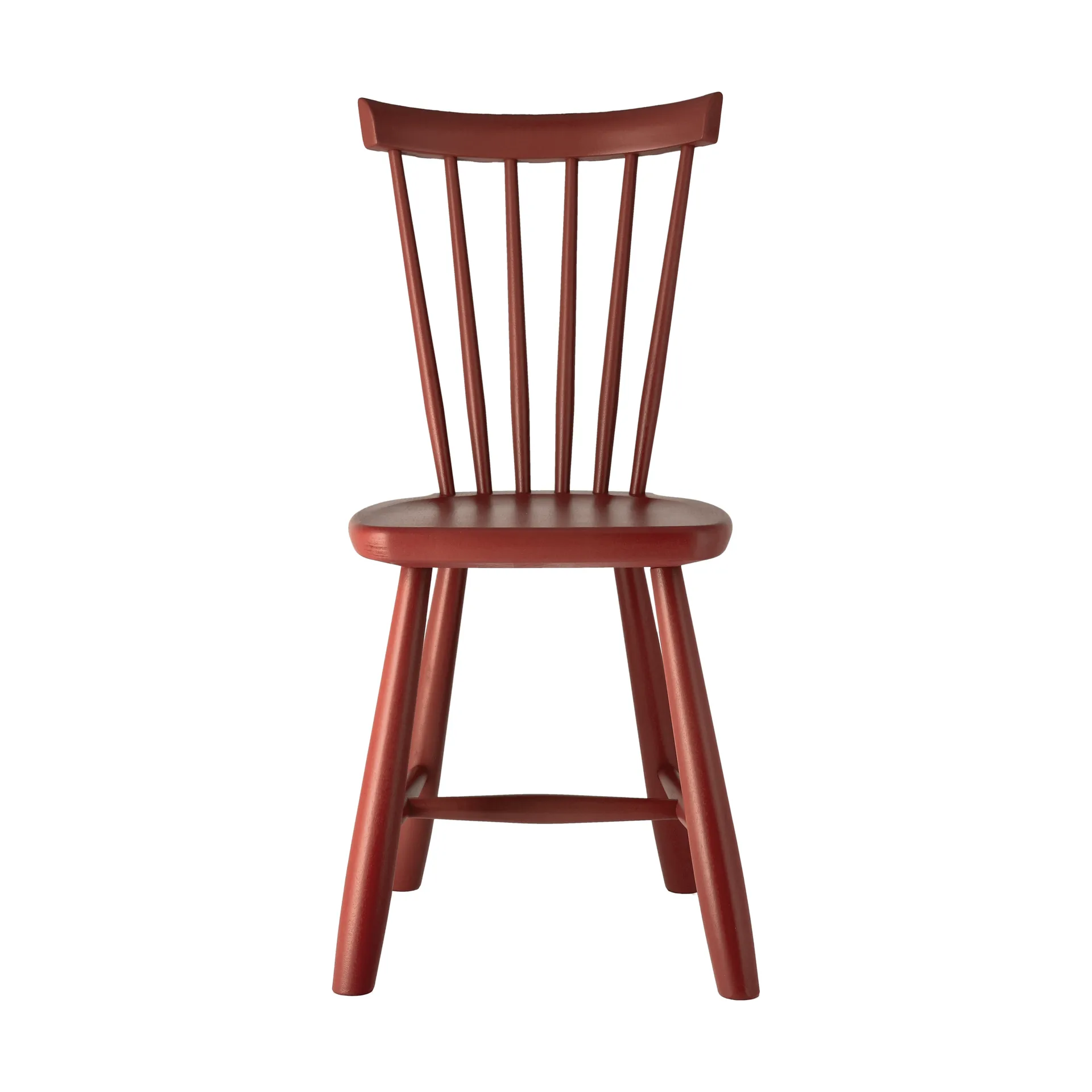 Lilla Åland barnstol björk 33 cm, Svenssons faluröd Stolab