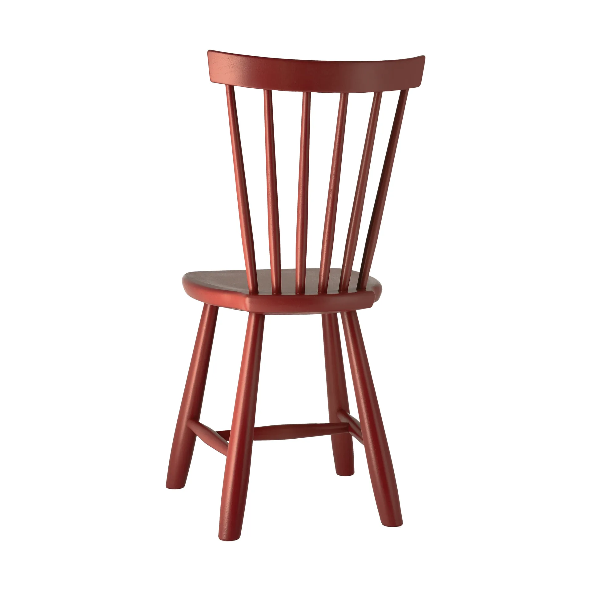 Lilla Åland barnstol björk 33 cm, Svenssons faluröd Stolab