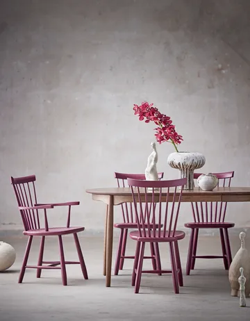 Lilla Åland karmstol - Lingon 19 S6030-R (björk) - Stolab