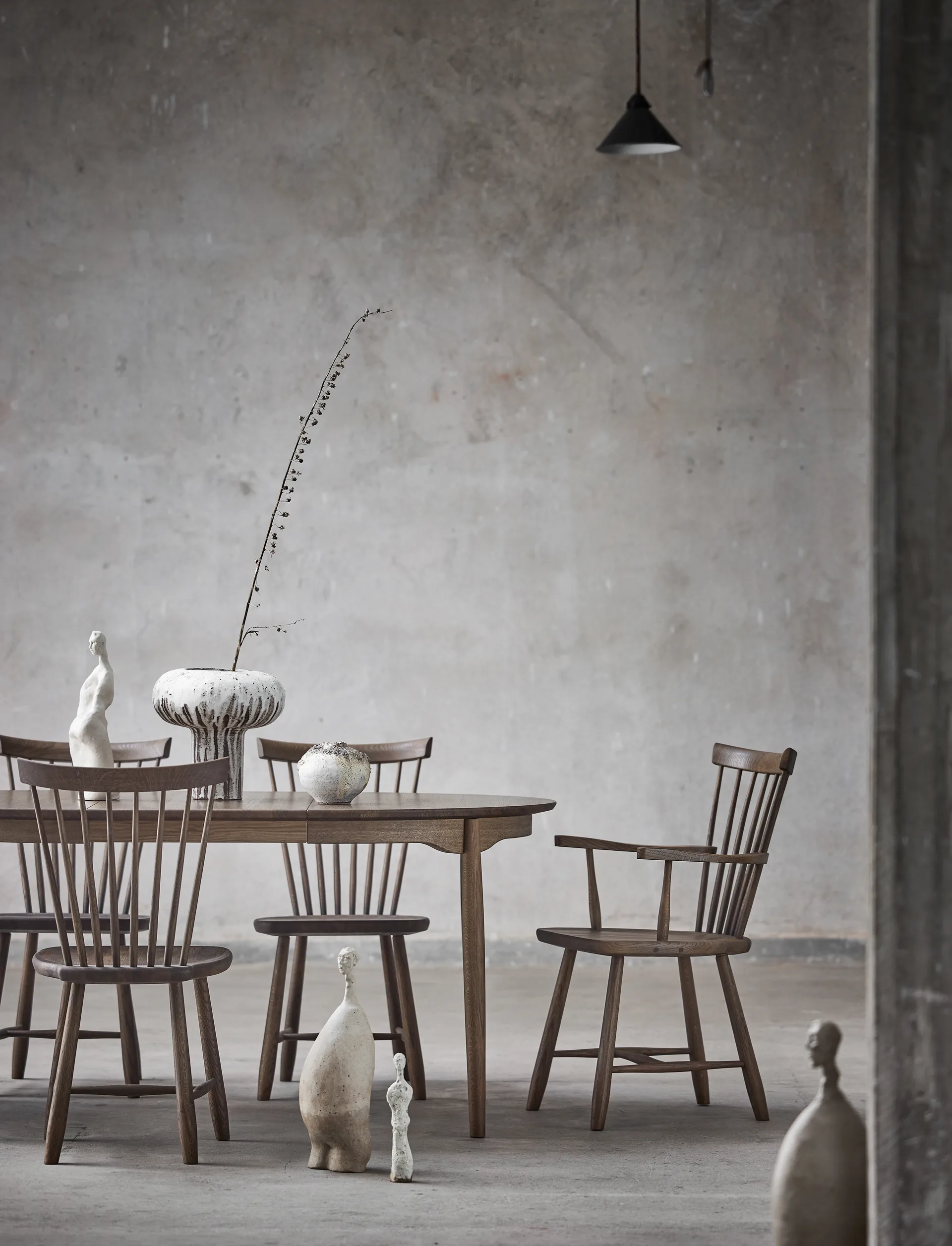 Lilla Åland karmstol, Smoked oak Stolab