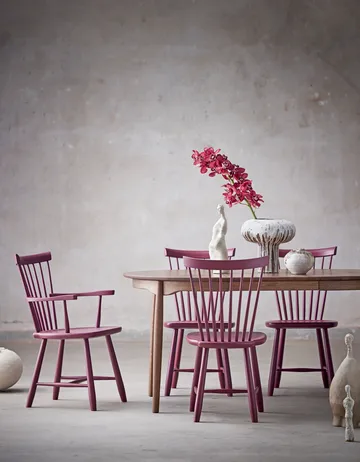 Lilla Åland stol - Lingon 19 S6030-R (björk) - Stolab