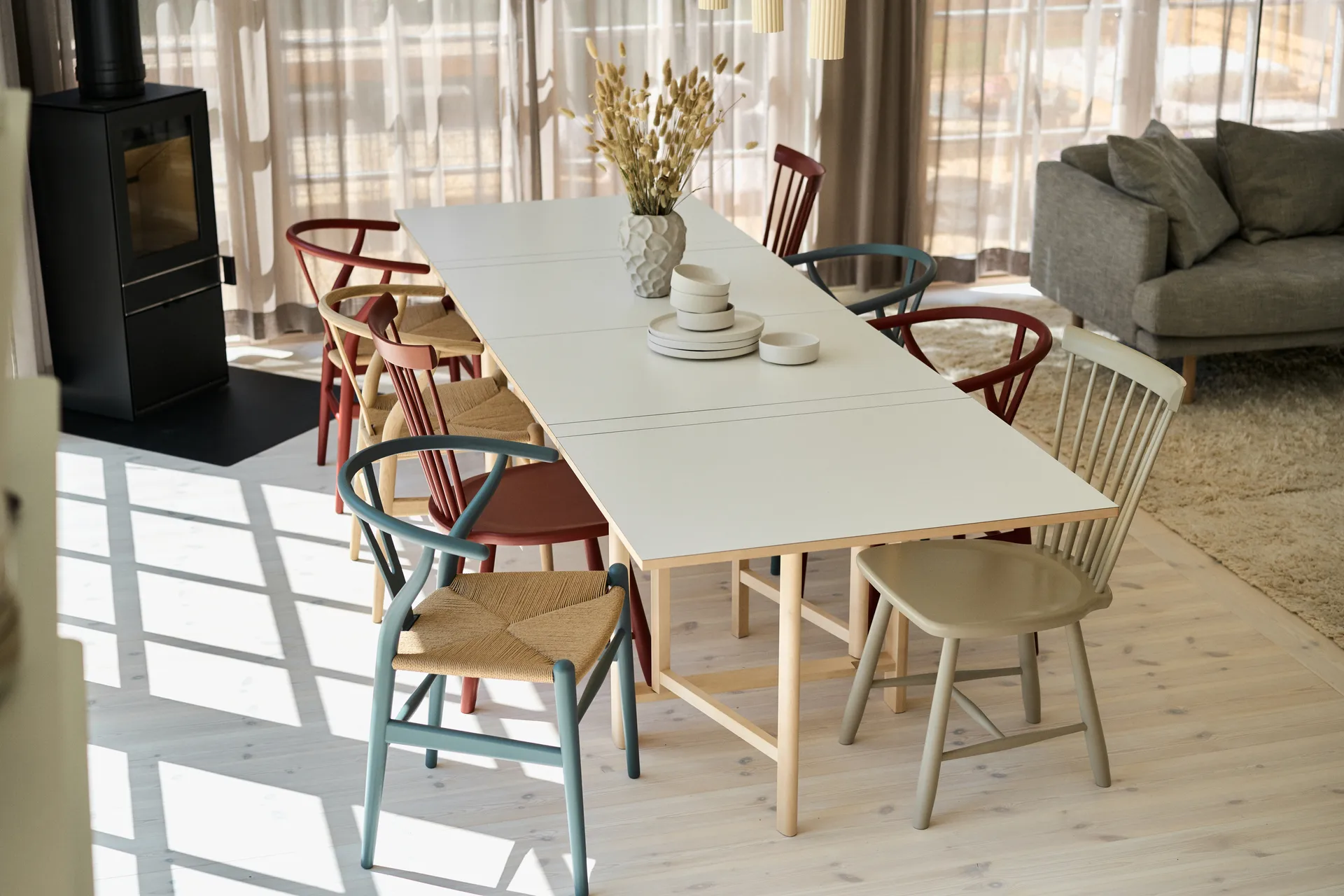 Lilla Åland stol, Svenssons-beige (björk) Stolab