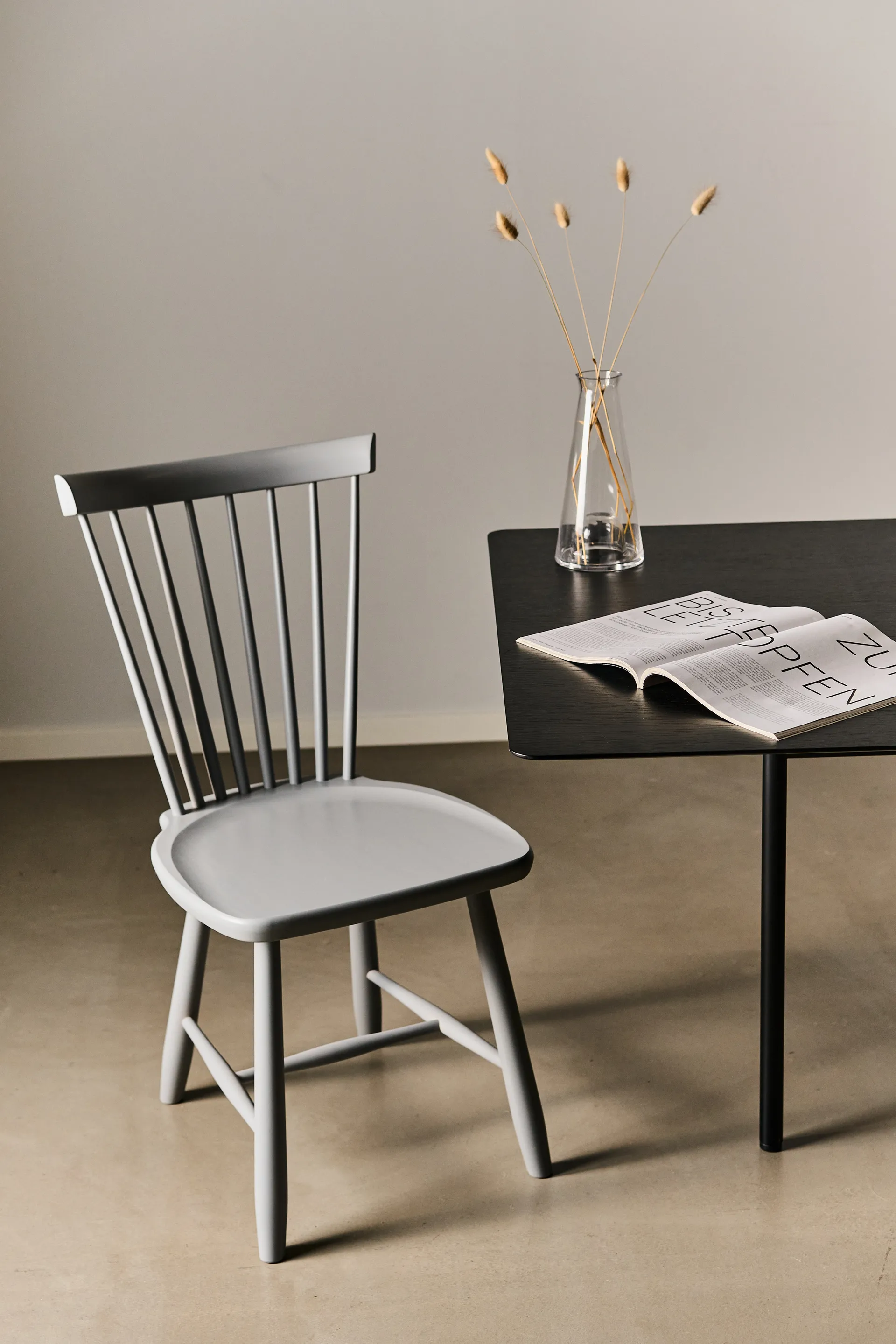 Lilla Åland stol, Svenssons-grå (björk) Stolab