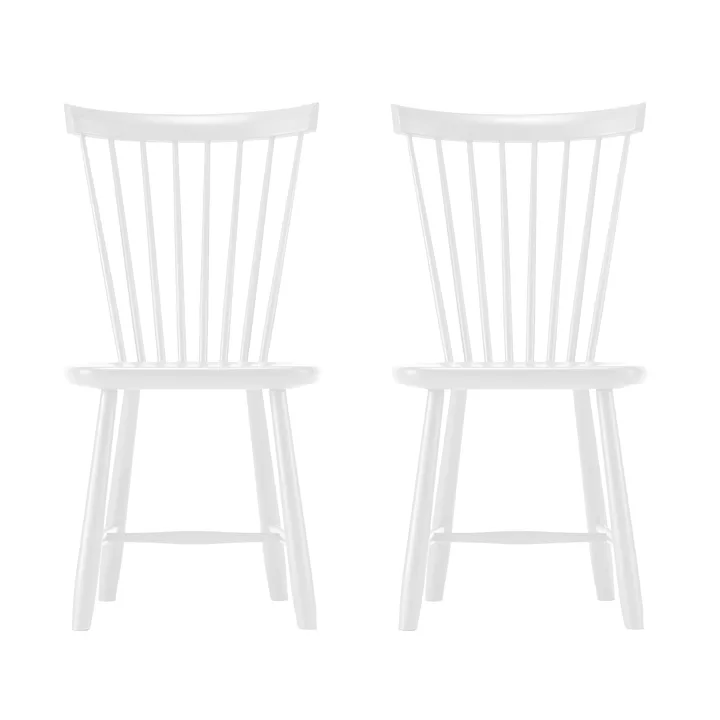 Lilla Åland stol, Vit (björk), 2-pack - Stolab