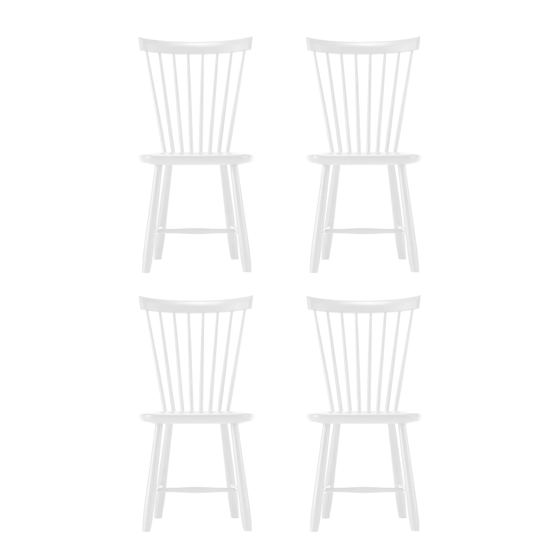 Lilla Åland stol, Vit (björk), 4-pack Stolab