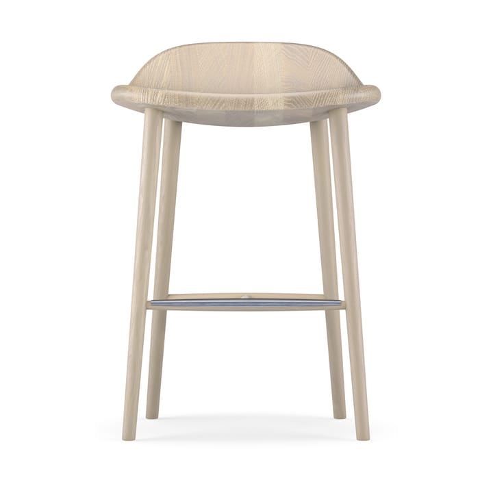 Miss Holly barstol H63 cm, Ek ljus mattlack Stolab