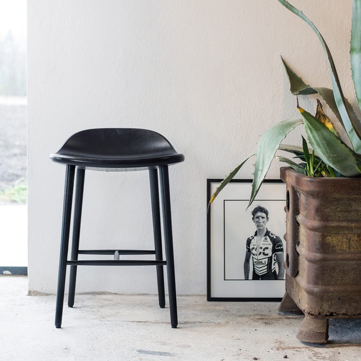 Miss Holly barstol H63 cm, Ek ljus mattlack Stolab
