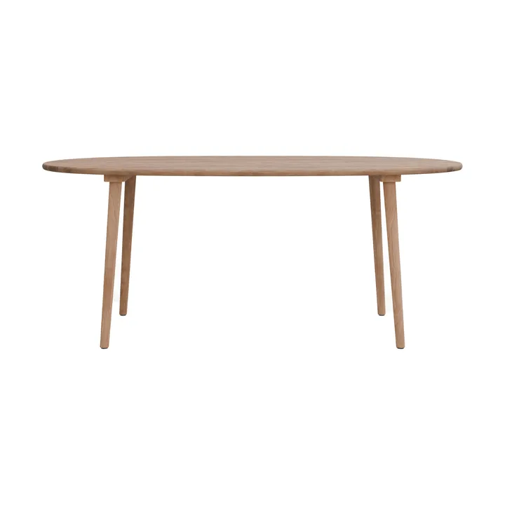 Miss Tailor matbord - Ek naturell olja, oval 180x90 cm - Stolab