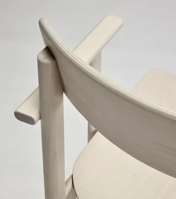 Pal karmstol - Björk ljus mattlack - Stolab