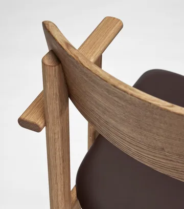 Pal karmstol - Ek naturell olja-Elmosoft 93129 - Stolab