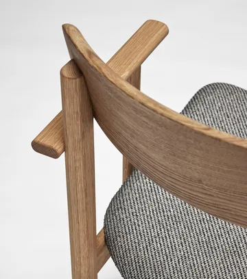 Pal karmstol - Ek naturell olja-Tornado V3576 - Stolab