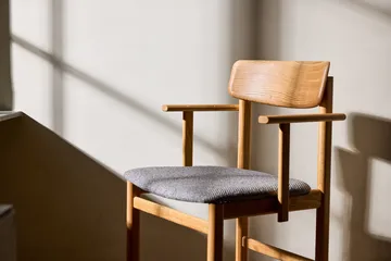 Pal karmstol - Ek naturell olja-Tornado V3576 - Stolab