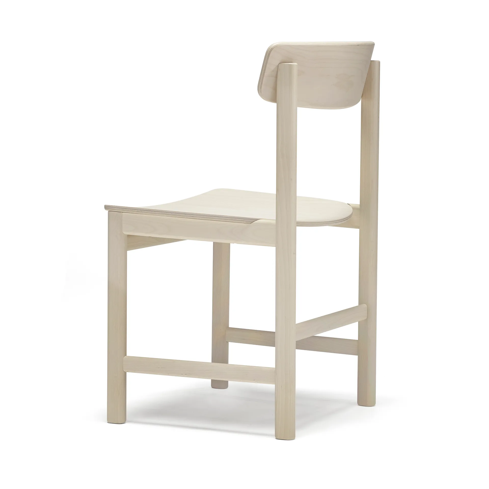 Pal stol, Björk ljus mattlack Stolab