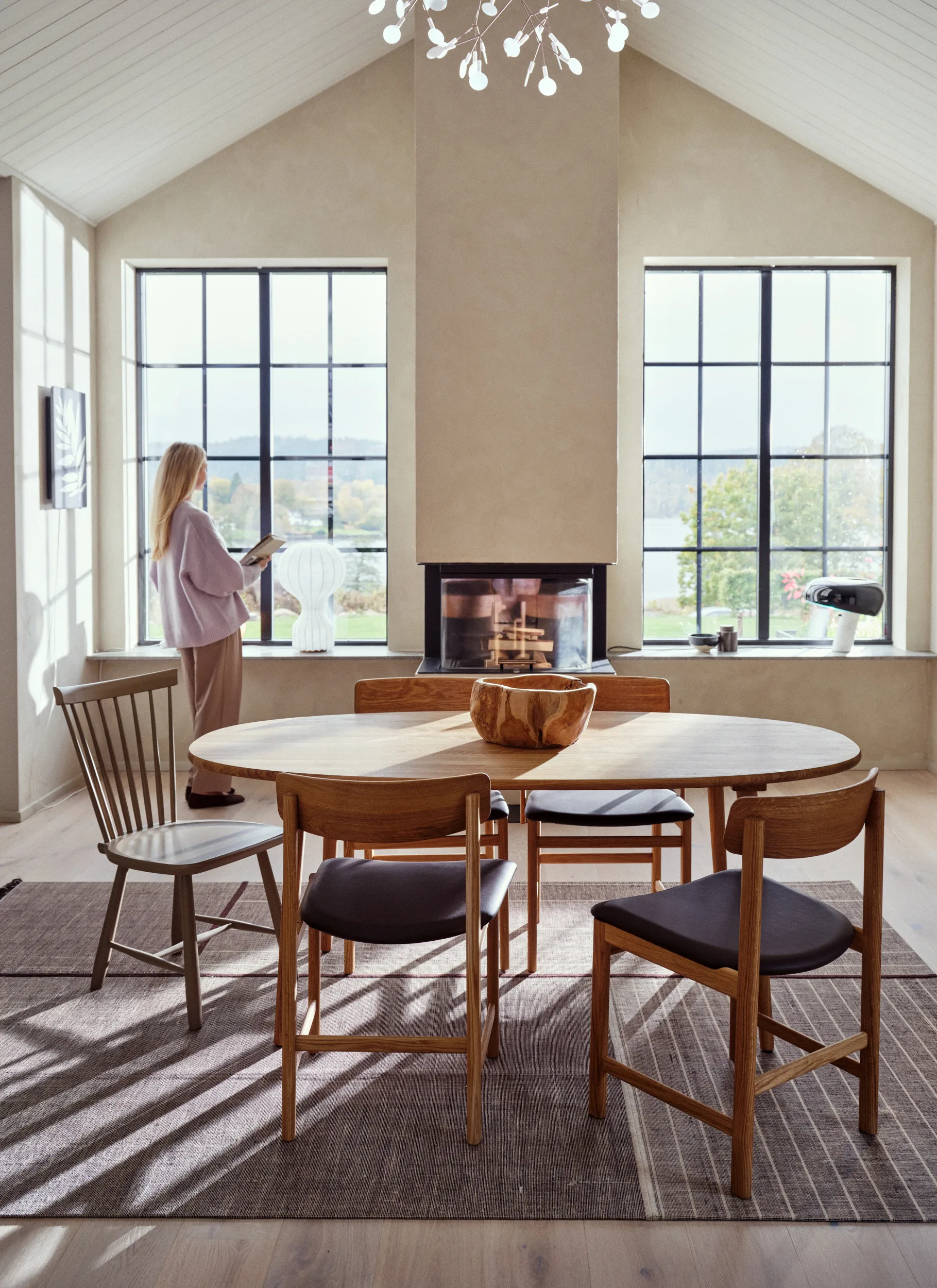 Pal stol, Ek naturell olja-Elmosoft 93129 Stolab