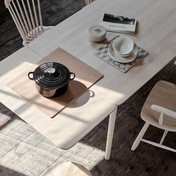 Prima Vista bord - björk ljus mattlack, 120cm, 1 ilägg - Stolab