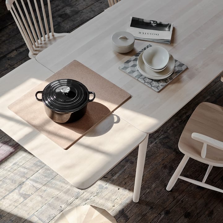 Prima Vista bord, björk ljus mattlack, 120cm, 1 ilägg Stolab