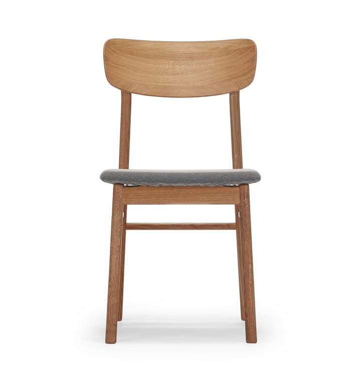 Prima Vista stol oljad ek, Tyg blues 9202 brun-beige Stolab