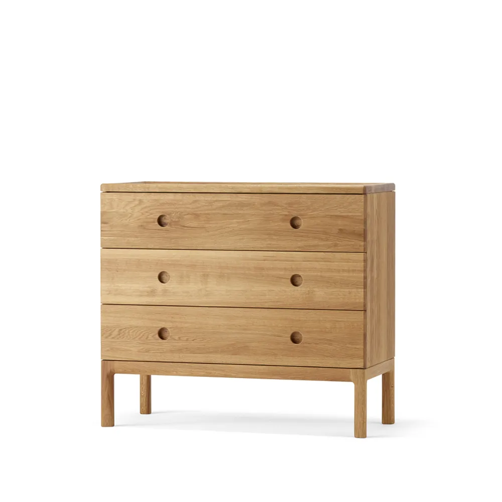 Prio byrå, ek naturell olja, låg Stolab