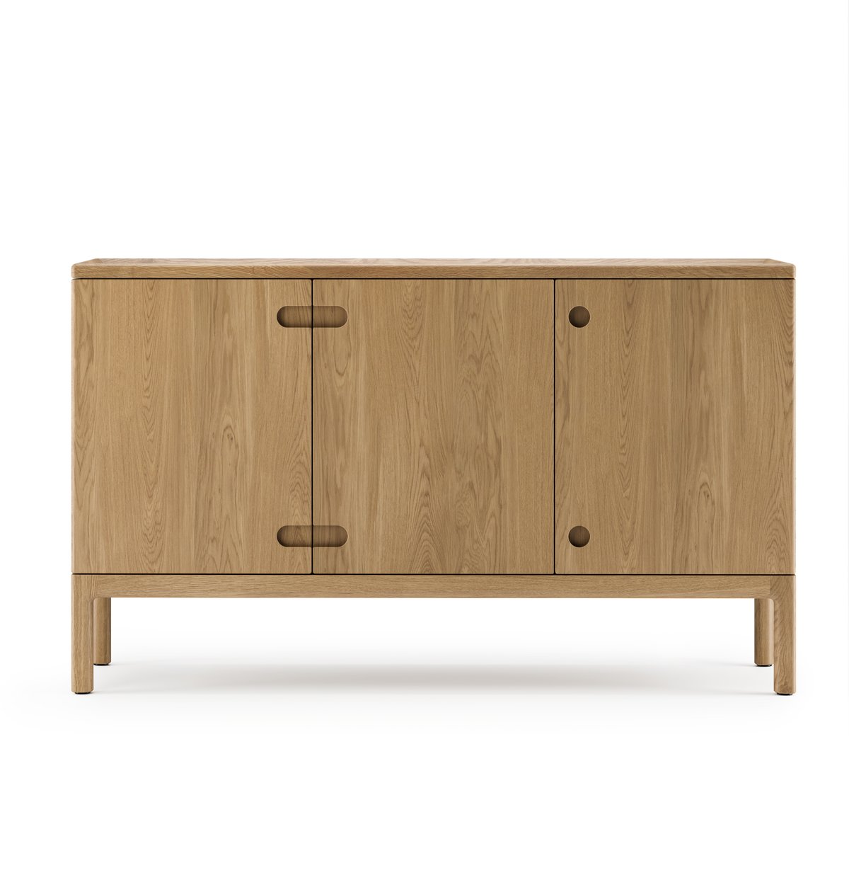 Stolab Prio Mellan skänk ek naturell olja, trädörr | Skandinavisk Design | Sideboards & Skänkar | Beige