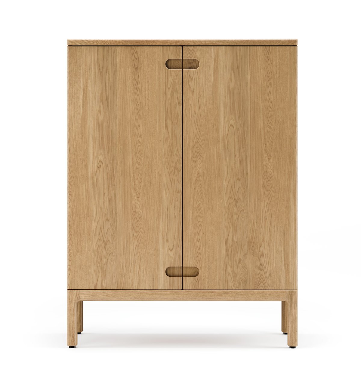 Stolab Prio skåp hög ek naturell olja, trädörr | Skandinavisk Design | Skåp & Vitrinskåp | Beige