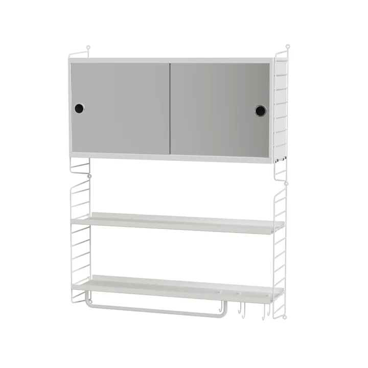 Köp Stringhylla badrum vit - Kombination C från String Furniture ...