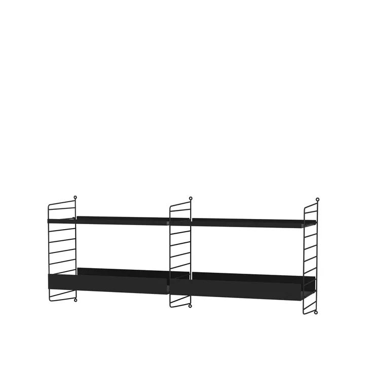 Köp Stringhylla kök svart - Kombination B från String Furniture ...