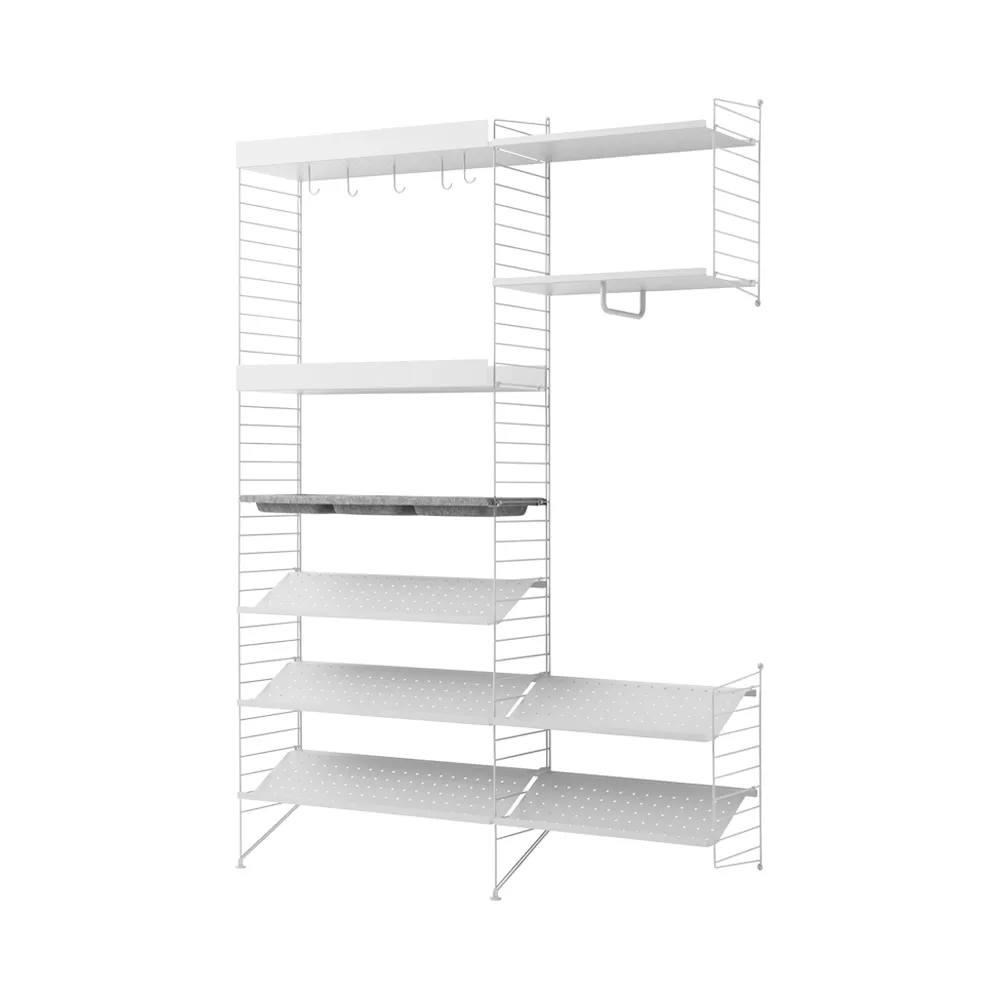 Köp Stringhylla kombination D - vit från String Furniture | Svenssons.se