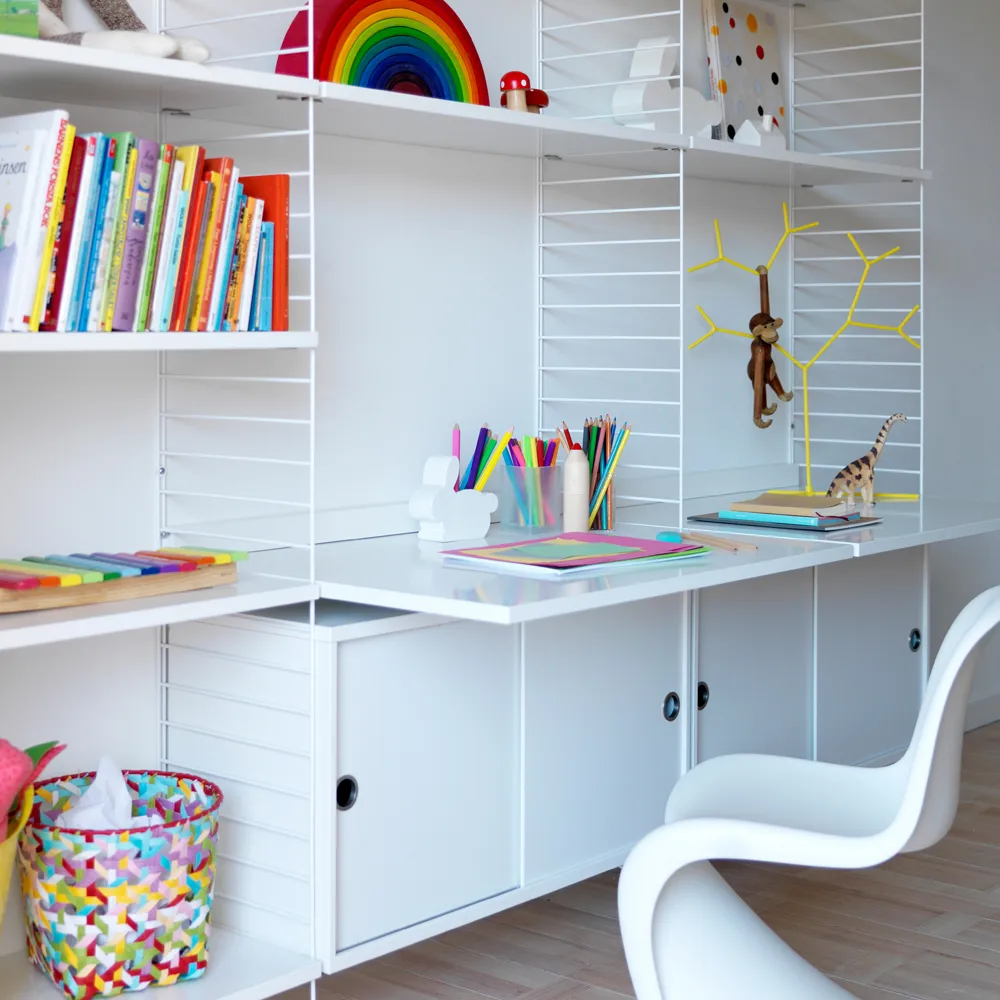 String arbetsskiva, Vit, 78x58 cm String