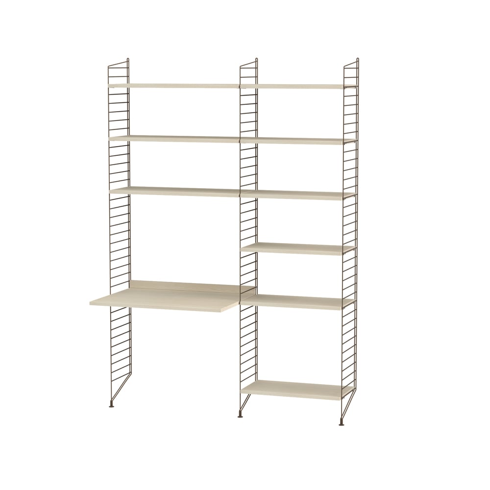 String barnrum ask & brun - Kombination D | Skandinavisk Design | Beige