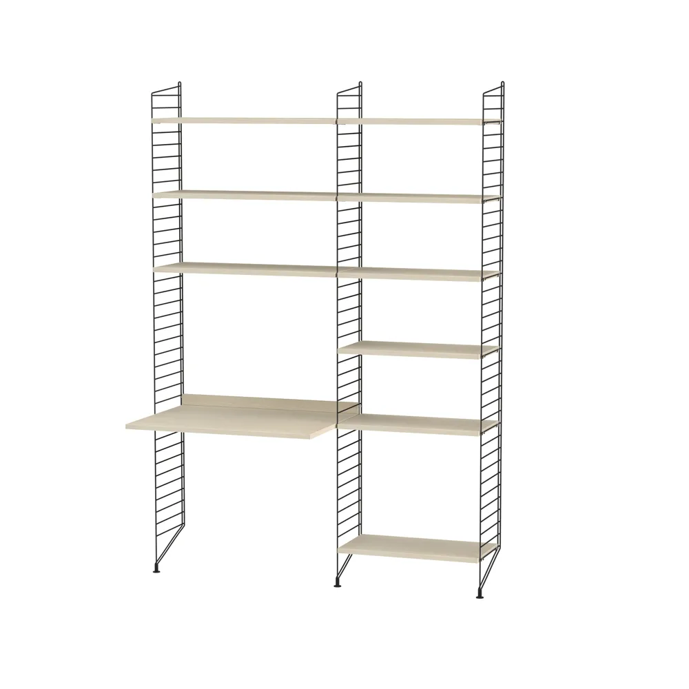 String barnrum ask & svart - Kombination D String