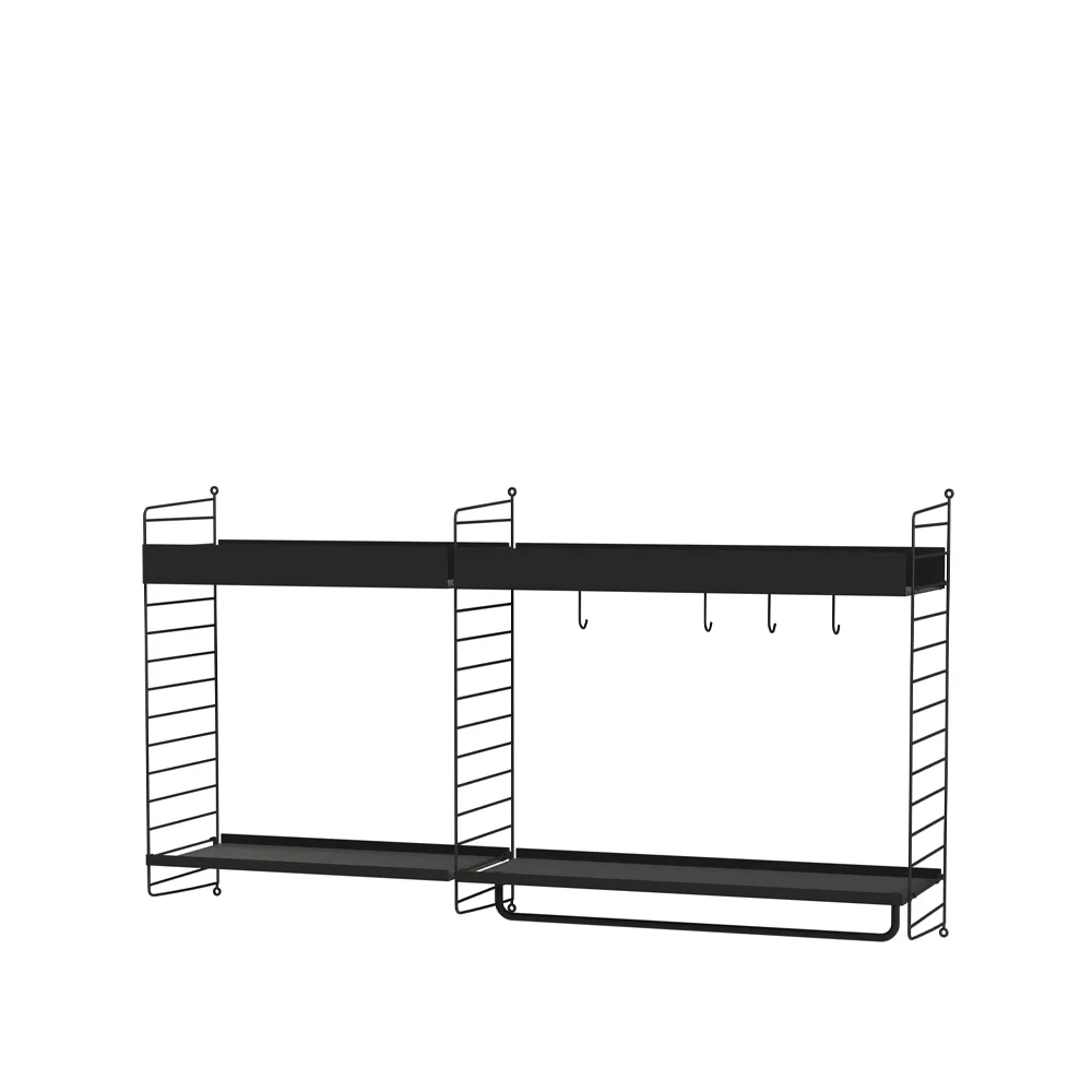 String barnrum kombination A - svart,  String