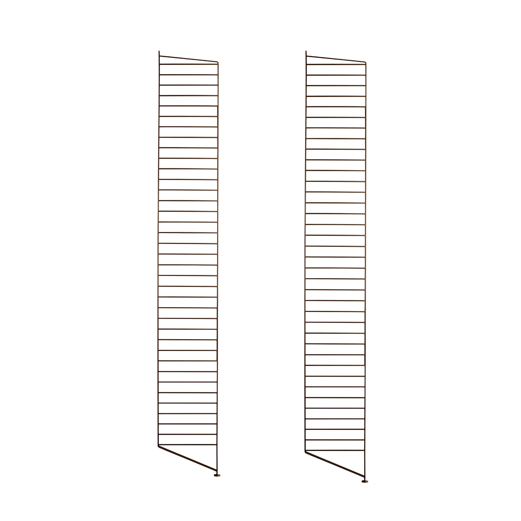 String golvgavel, brun, 85x30 cm, 2-pack String